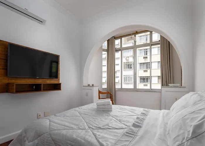 Apartamento Aconchegante Em Copacabana - Rio De Janeiro